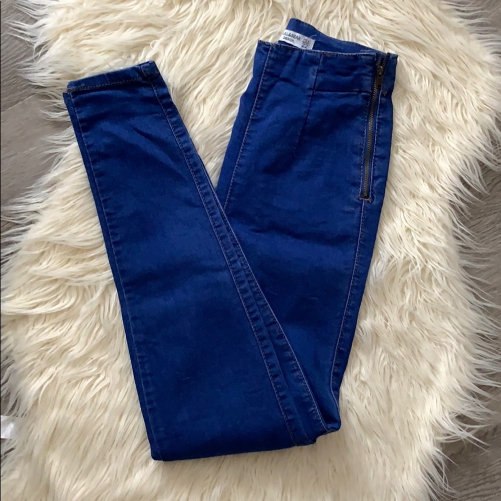 Blue High Waisted Jeans